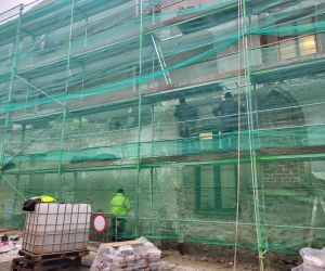 Modernizacja elewacji budynku CKiBP w Gniewie