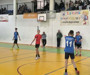 Gminne igrzyska młodzieży w piłce koszykowej chłopców