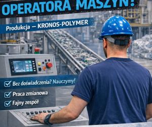 Plakat - operator maszyn