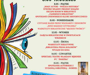Plakat tydzień bibliotek