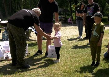 piknik wędkarski z okazji Dnia Dziecka