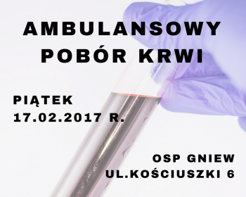 Znajdź chwilę - oddaj krew!