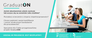 projekt "GraduatON” dla studentów, absolwentów szkół wyższych