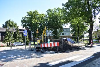 II etap przebudowy ulicy Sobieskiego- przekazanie placu budowy