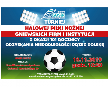 Turniej halowej piłki nożnej