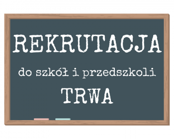 Rekrutacja do przedszkoli i szkół na rok szkolny 2020/2021