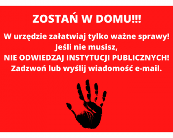 Urząd zamknięty dla interesantów - powstał tymczasowy punkt obsługi klienta