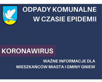 Odpady komunalne w trakcie epidemii