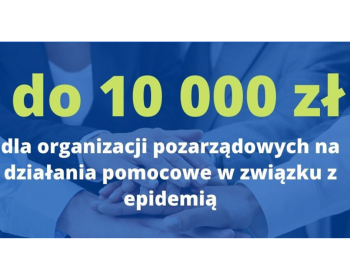 Małe granty dla organizacji pozarządowych
