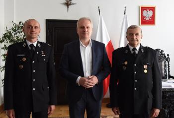 Członkowie OSP Kolonia Ostrowicka gosćmi Dariusza Drelicha