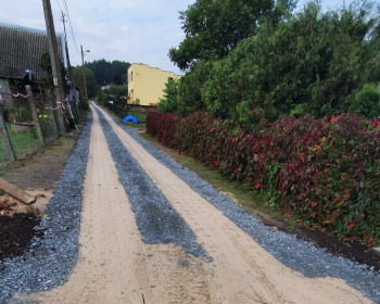 Remont ul. Spokojnej w Opaleniu
