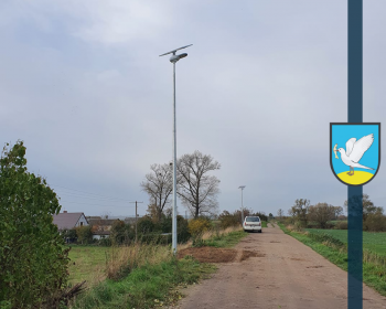 Lampy solarne w gminie Gniew