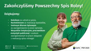 Podsumowanie Powszechnego Spisu Rolnego w gminie Gniew