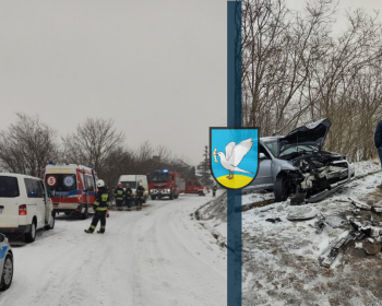 Wypadek na drodze Opalenie – Nicponia. Ruch wahadłowy.