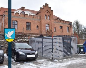 Nowy boks śmietnikowy przy ul. Wąskiej w Gniewie
