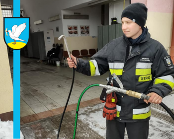 Lanca kominowa pomocna w gaszeniu pożarów