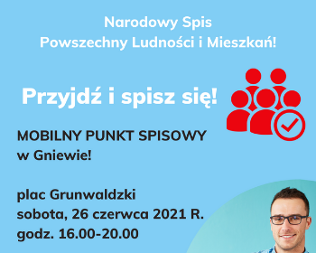 Mobilny punkt spisowy w Gniewie!