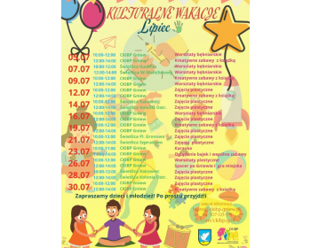 Kulturalne wakacje w Gniewie