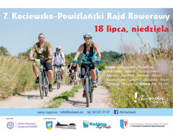 Zapraszamy na 7. Kociewsko-Powiślański Rajd Rowerowy!