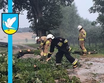 Gradobicie w południowej części gminy – są zniszczenia