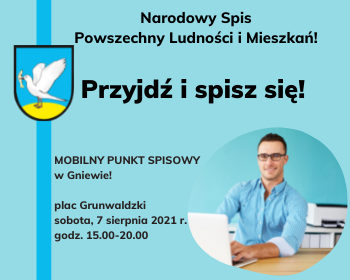 Mobilny punkt spisowy w Gniewie już w sobotę!
