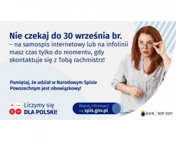 Spełnij swój obowiązek - dokonaj spisu w Narodowym Spisie Powszechnym Ludności i Mieszkań!