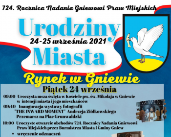 Ważna informacja - zmiana miejsca obchodów Urodzin Miasta