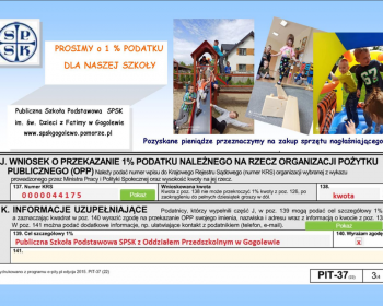 Przekaż 1% swojego podatku