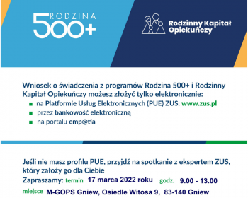 Nie masz profilu PUE? Przyjdź na spotkanie z ekspertem ZUS