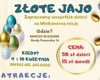Wielkanocna misja Złote Jajo na Ranczu w Dolinie