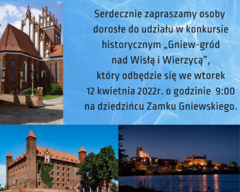 Konkurs historyczny na Zamku w Gniewie