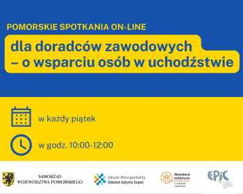 Pomorskie spotkania on-line dla osób pracujących z uchodźcami z Ukrainy