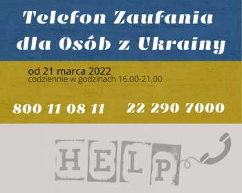 Telefon Zaufania dla Osób z Ukrainy