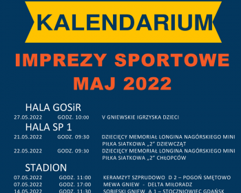 Kalendarium Imprez Sportowych