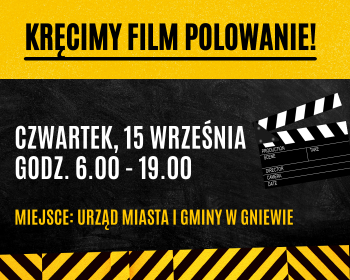 Kolejny dzień zdjęć do filmu Polowanie – filmowcy w gniewskim urzędzie