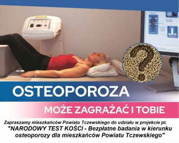 Bezpłatne badania w kierunku osteoporozy