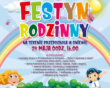 Festyn Rodzinny w Przedszkolu w Gniewie