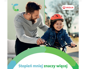 Już 22 miasta i miejscowości dołączyły do kampanii edukacyjnej Veolii "Stopień mniej znaczy więcej"