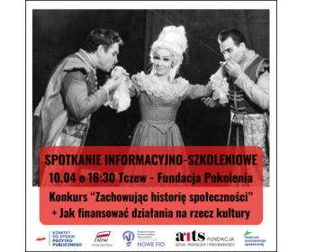Zapraszamy na spotkanie informacyjno-szkoleniowe i do udziału w konkursie o dotacje!