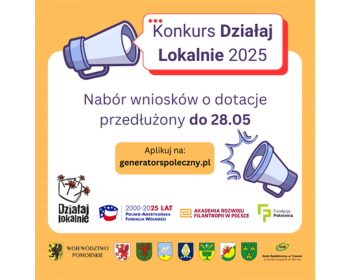 Działaj Lokalnie 2025 - przedłużony nabór!
