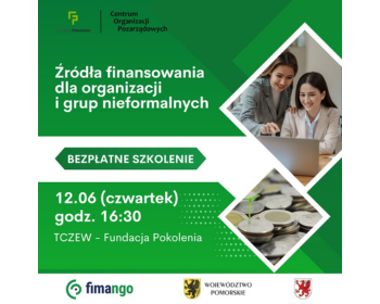 Bezpłatne szkolenie COP: źródła finansowania 12 czerwca o 16:30 w Tczewie