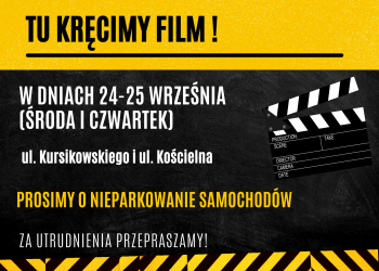 Kolejne ulice zajęte przez ekipę filmową