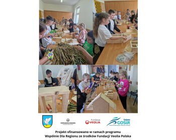 Kreatywnie w Ruchu – budujemy domki dla owadów