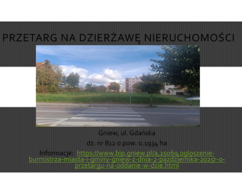 Jesteś zainteresowany dzierżawą nieruchomości? Stań do przetargu!