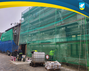 Trwają prace modernizacyjne elewacji CKiBP