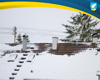 Pamiętaj o usunięciu śniegu z dachu i chodnika!