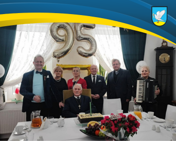 Udział przedstawicieli gminy w jubileuszu 95-lecia mieszkańca