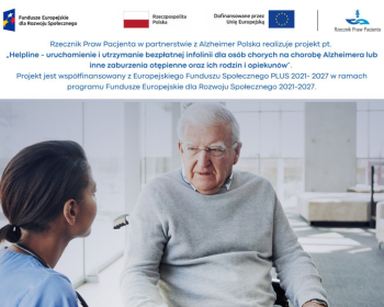 Infolinia „Helpline” dla osób chorych na chorobę Alzheimera